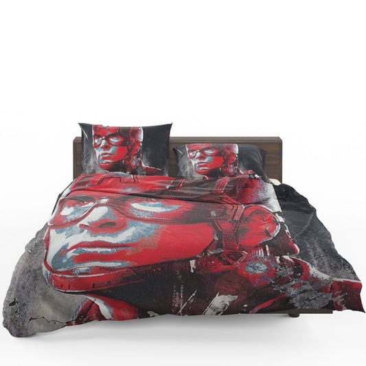 Avengers Endgame Movie Captain America Chris Evans Bedding Set