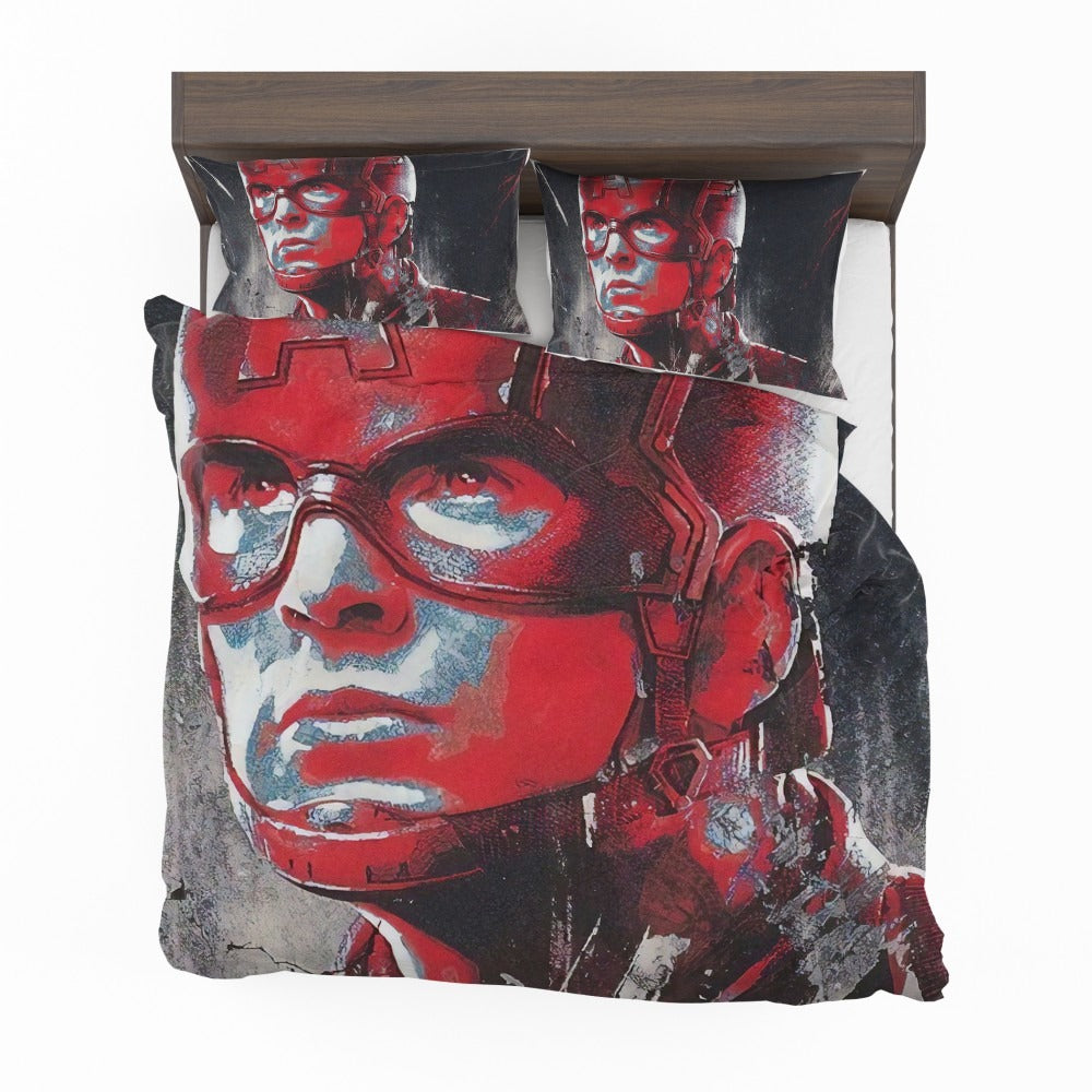 Avengers Endgame Movie Captain America Chris Evans Bedding Set