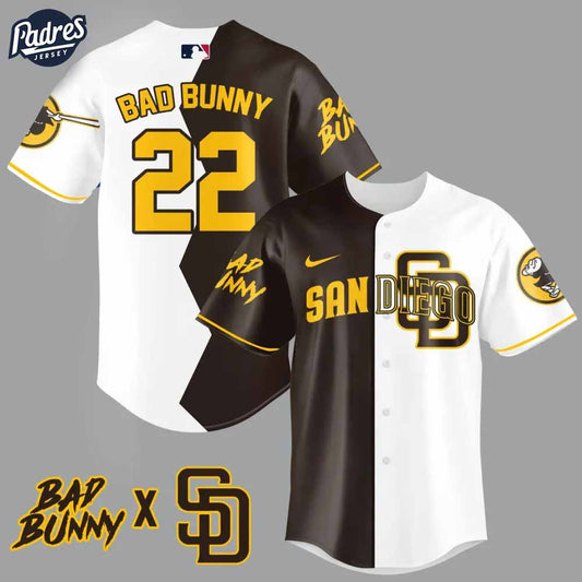 Bad Bunny San Diego Padres Baseball Jersey - Padres Jersey Oasis: Elevate Your Baseball Style Game