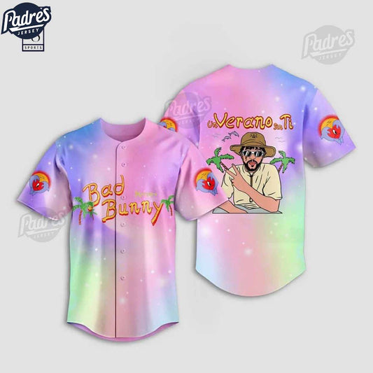 Bad Bunny Un Verano Sin Ti Galaxy Baseball Jersey - Padres Jersey Oasis: Elevate Your Baseball Style Game