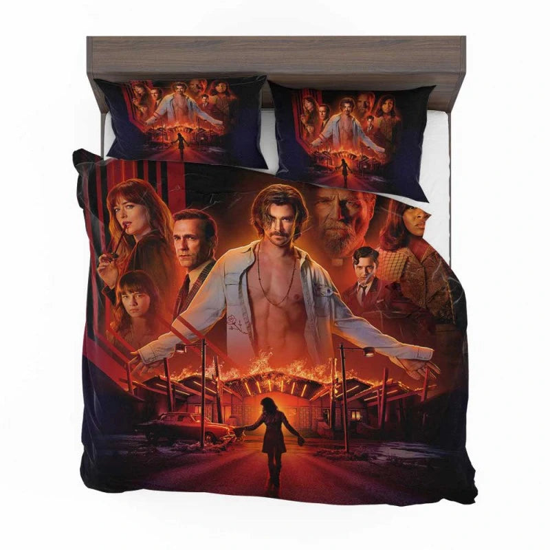 Bad Times at the El Royale Movie Chris Hemsworth Dakota Johnson Bedding Set