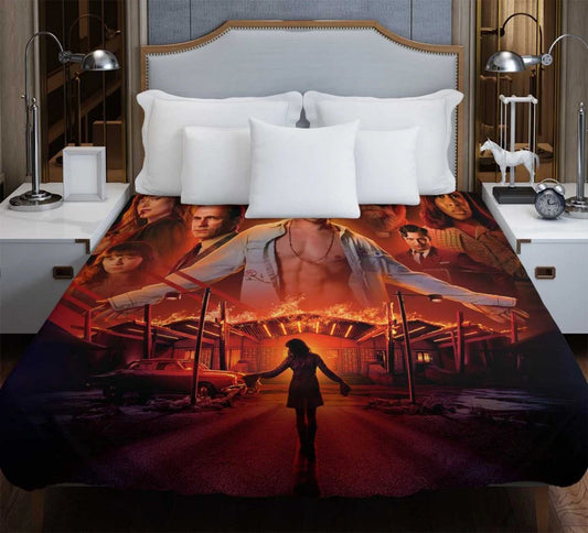 Bad Times at the El Royale Movie Chris Hemsworth Dakota Johnson Duvet Cover