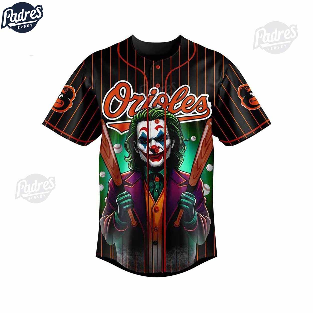 Baltimore Orioles Joker DC Studios Baseball Jersey Style - Padres Jersey Oasis: Elevate Your Baseball Style Game