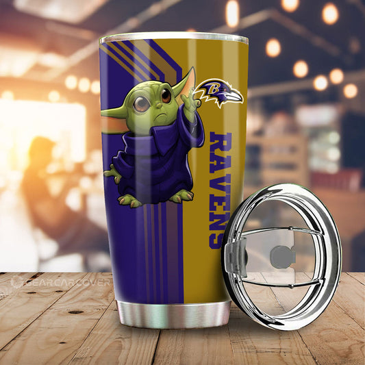 Baltimore Ravens Tumbler Cup Custom Car Accessories