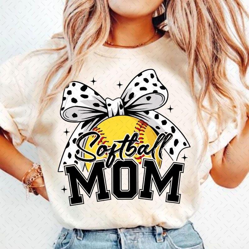 Baseball Mama Shirt, Polka Dot Bow sweatshirt, Game Day Mama Shirt, Proud T-Shirt