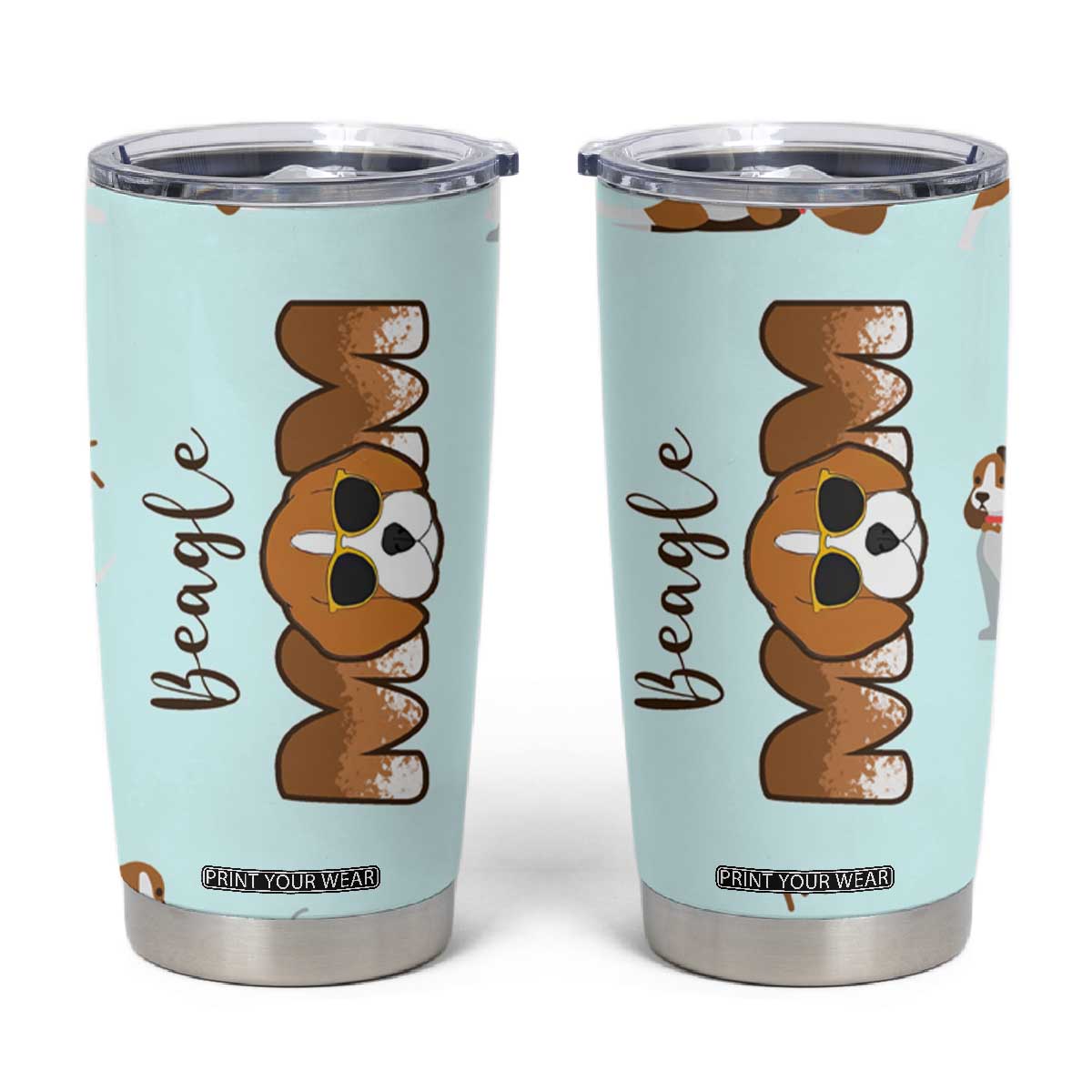 Beagle Dog Mom Tumbler Cup Funny Dog Lover Mothers Day Gifts TB10