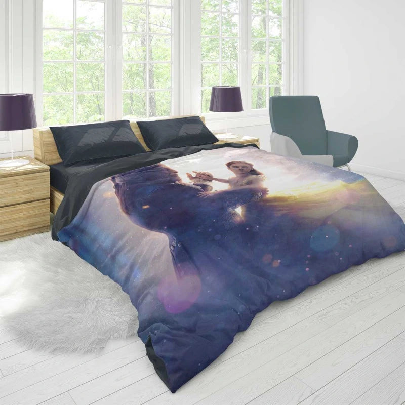 Beauty And The Beast Movie Emma Watson Belle Dan Stevens Duvet Cover