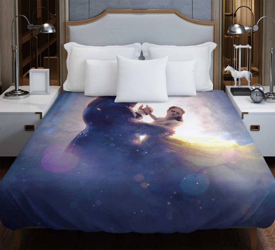 Beauty And The Beast Movie Emma Watson Belle Dan Stevens Duvet Cover