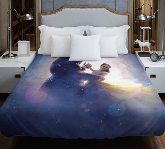 Beauty And The Beast Movie Emma Watson Belle Dan Stevens Duvet Cover