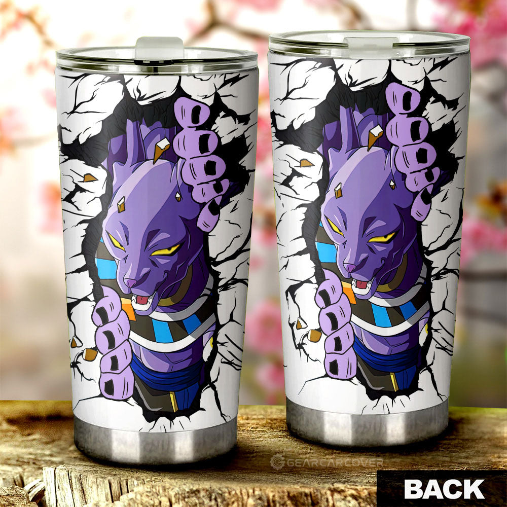 Beerus Tumbler Cup Custom Dragon Ball Anime