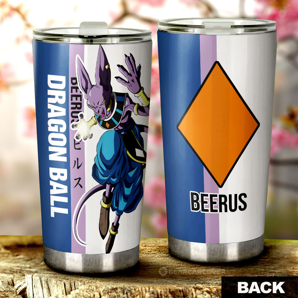 Beerus Tumbler Cup Custom Dragon Ball Car Accessories For Anime Fans