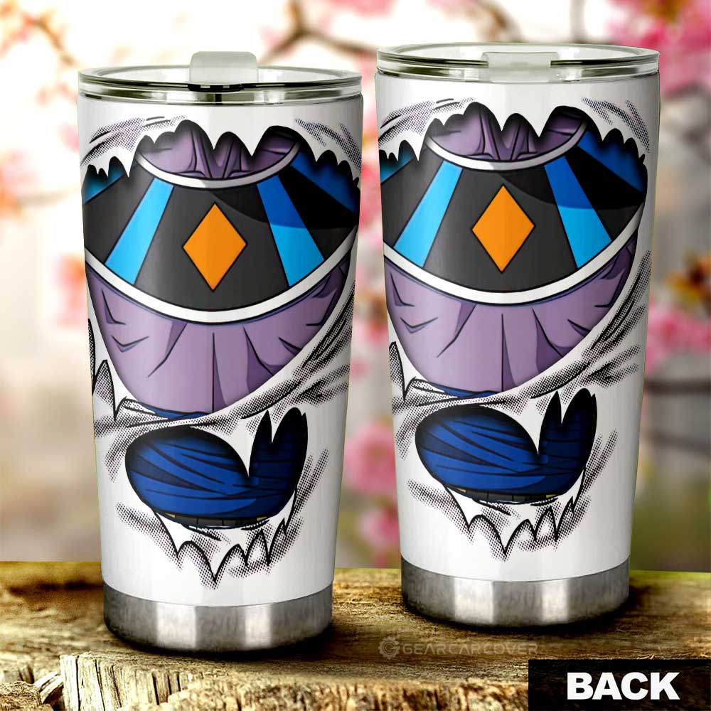Beerus Uniform Tumbler Cup Custom Dragon Ball Anime