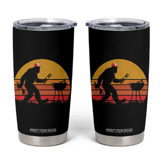 Bigfoot BBQ Tumbler Cup Funny Barbecue Sasquatch Lovers Dad Grill Gift TS10