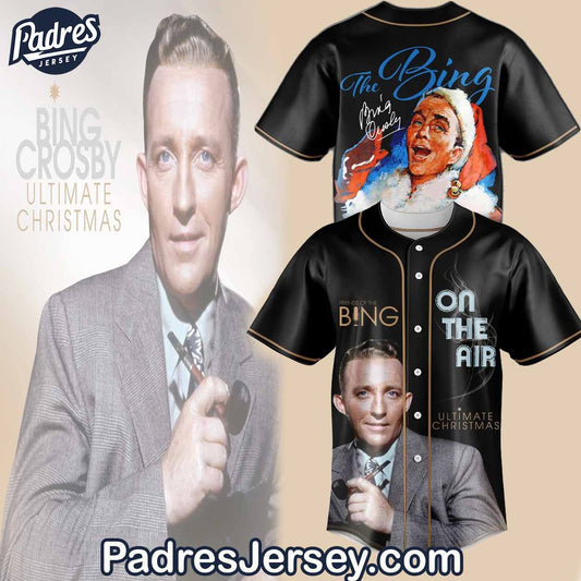 Bing Crosby Ultimate Christmas Baseball Jersey Lovers - Padres Jersey Oasis: Elevate Your Baseball Style Game