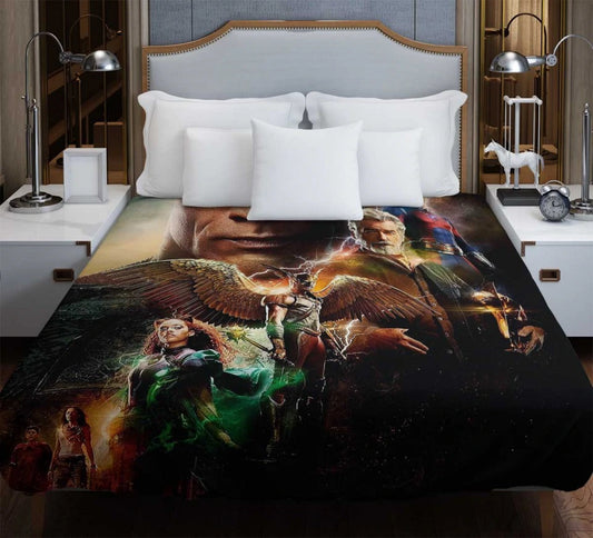 Black Adam DC Comics American superhero film Duvet Cover