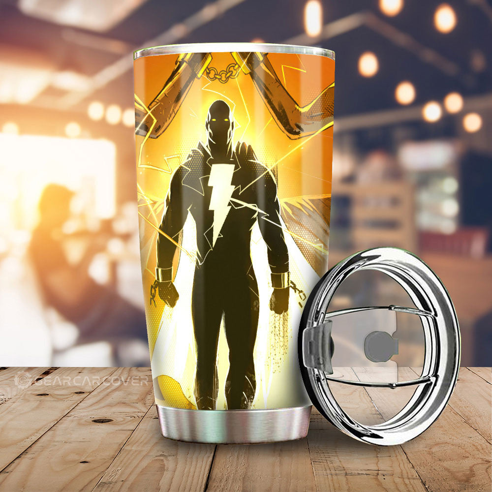 Black Adam Tumbler Cup Custom Black Adam Car Accessories