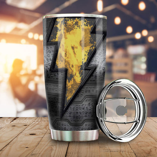 Black Adam Tumbler Cup Custom Black Adam Car Interior Accessories
