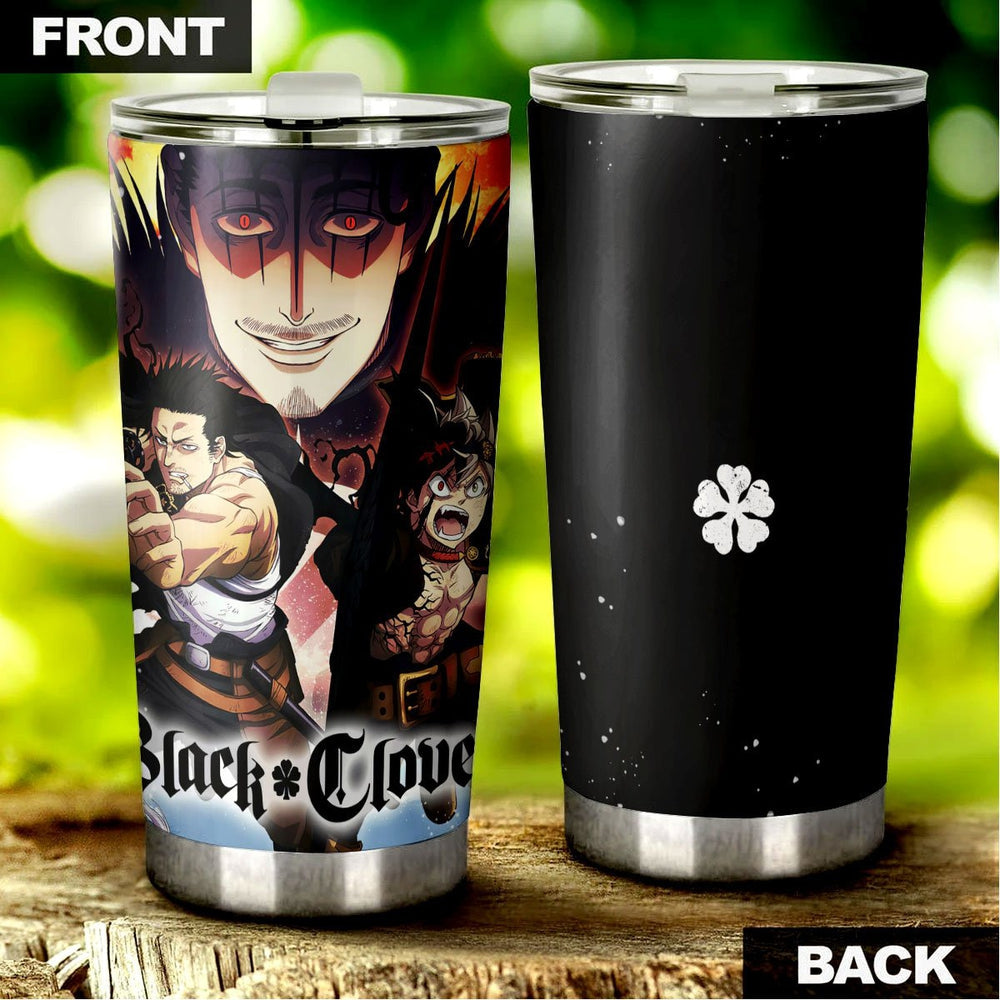 Black Clover Tumbler Cup Custom Personalized Black Clover Anime Gifts