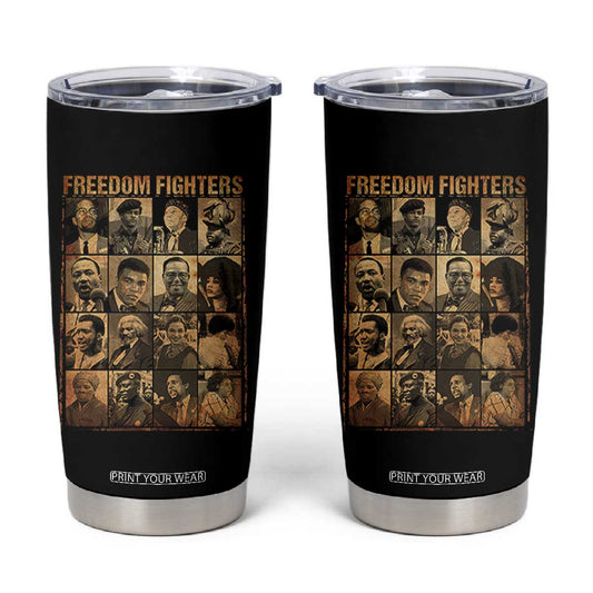 Black Freedom Fighters Tumbler Cup Huey P. Newton Bobby Seale Black History Month Juneteenth TS10