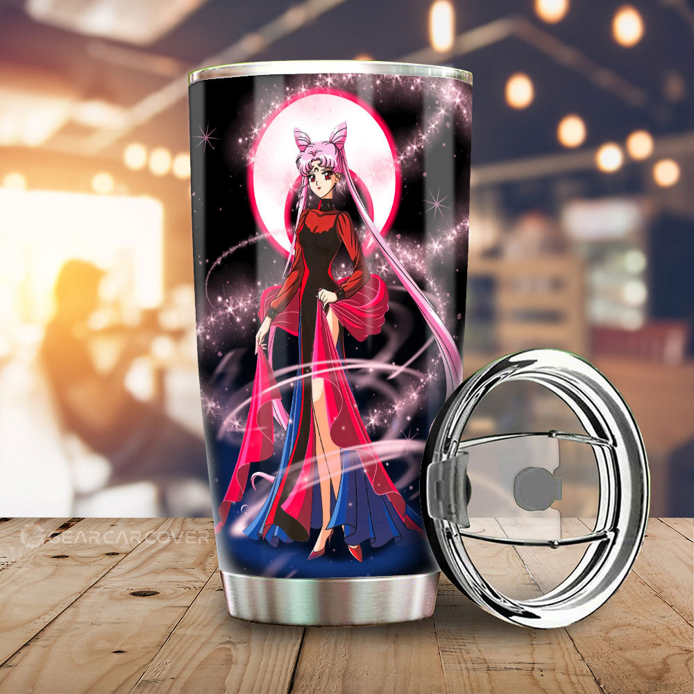 Black Lady Tumbler Cup Custom Sailor Moon Anime Car Interior Accessories