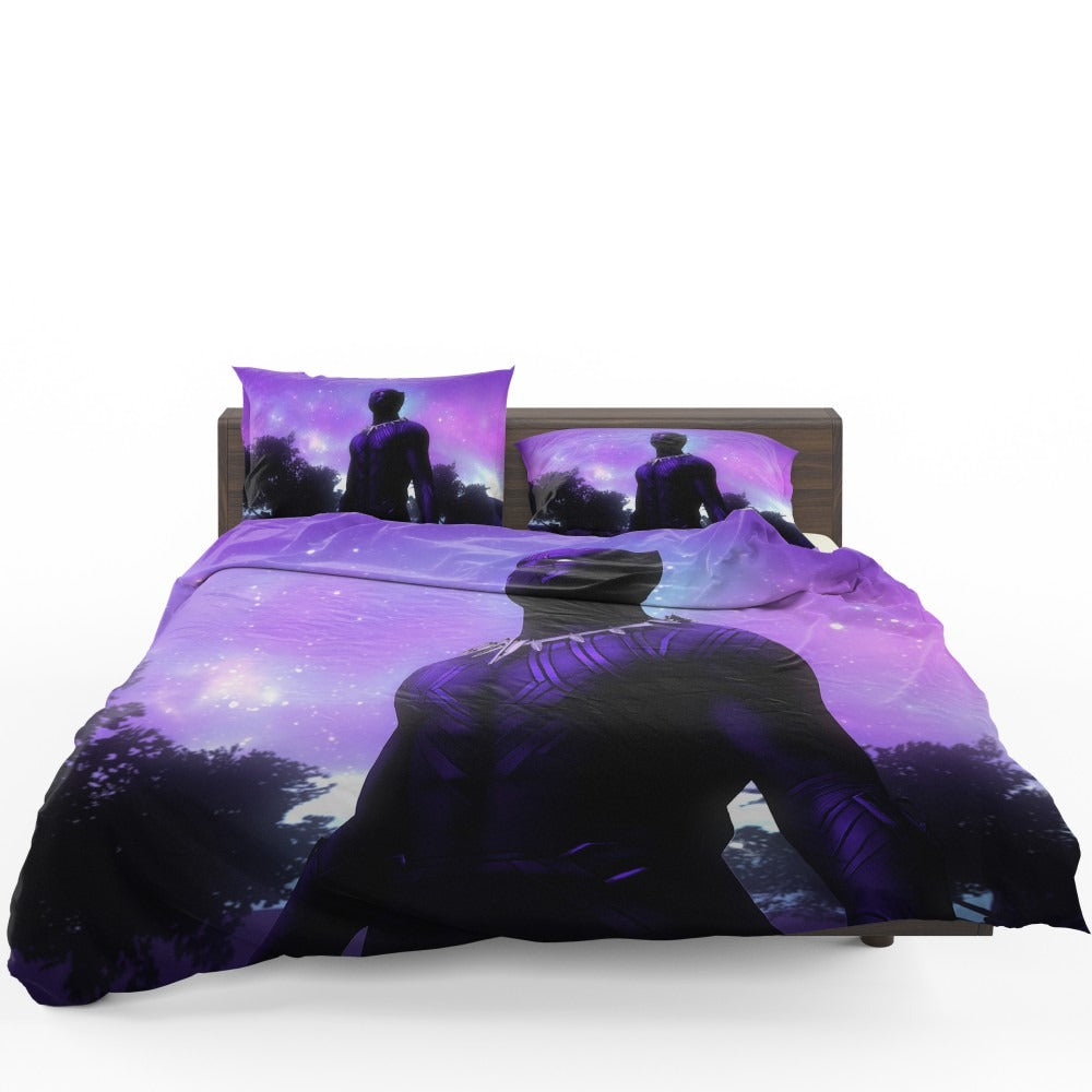 Black Panther Movie Artistic Marvel Comics Bedding Set