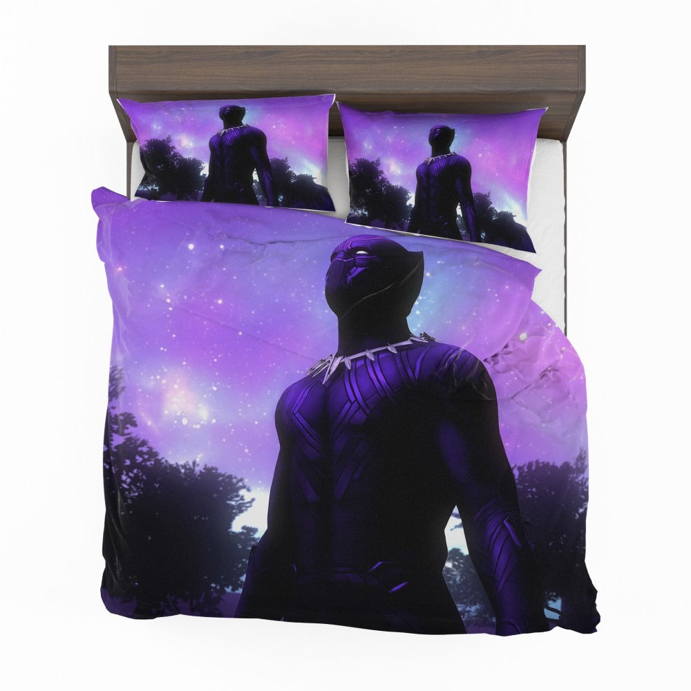 Black Panther Movie Artistic Marvel Comics Bedding Set