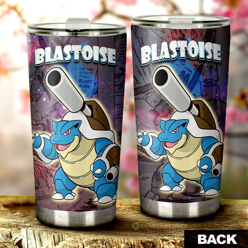 Blastoise Tumbler Cup Custom Anime Galaxy Manga Style