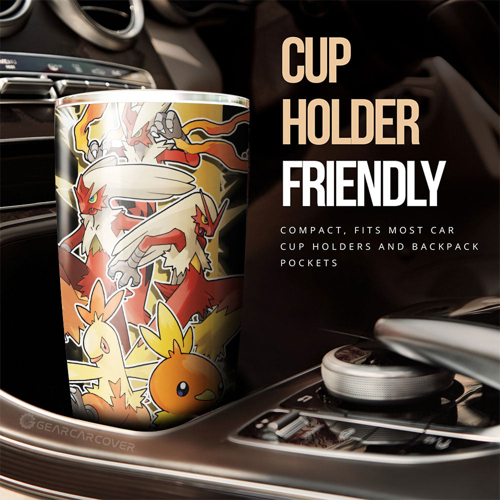Blaziken Tumbler Cup Custom Car Accessories For Fans