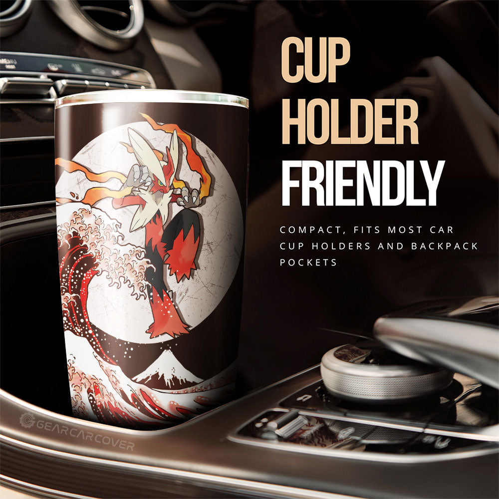 Blaziken Tumbler Cup Custom Pokemon Car Accessories