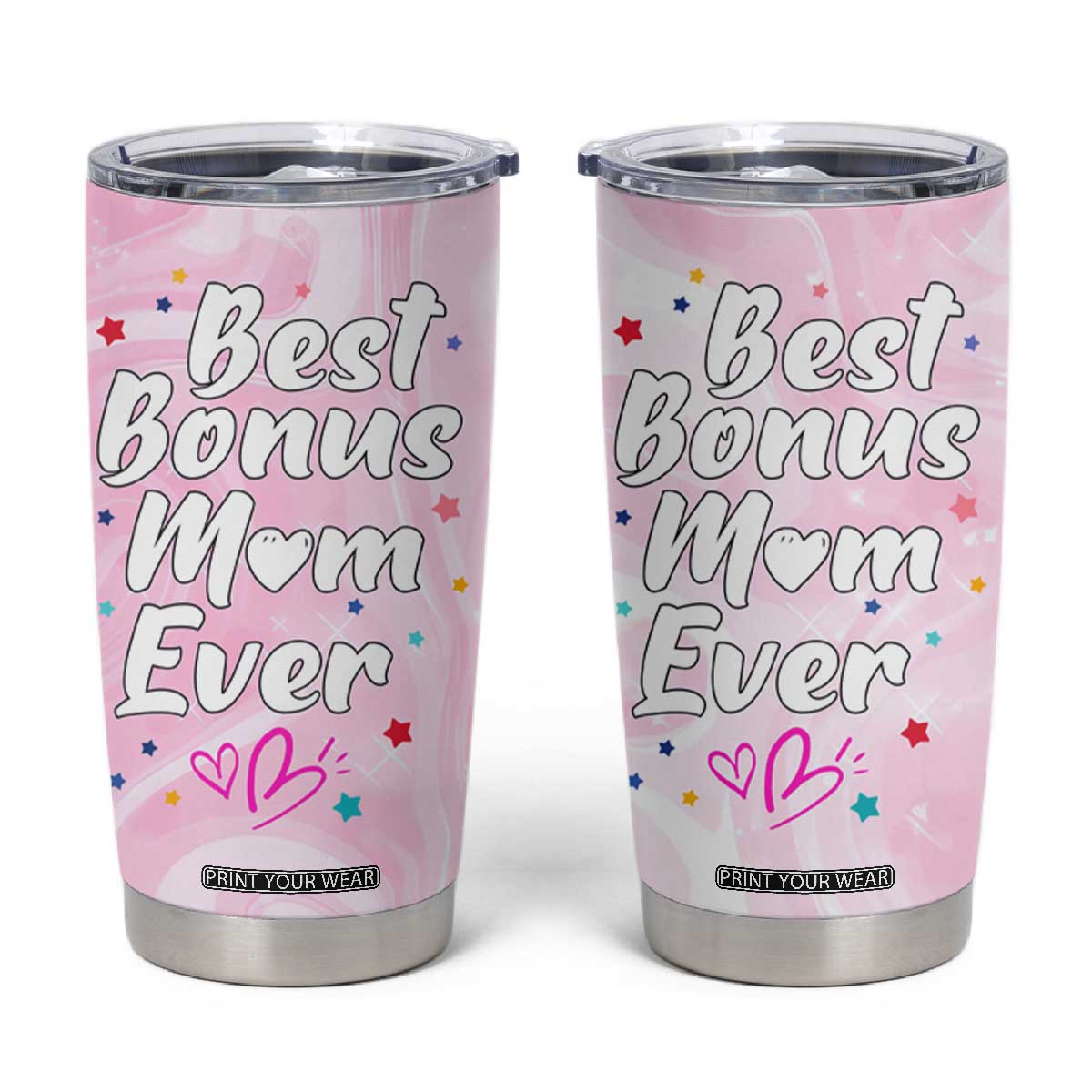 Bonus Mom Gift Tumbler Cup for Mother's Day Birthday Step Mother TB10