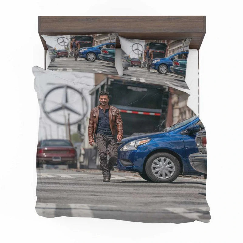 Boss Level Movie Frank Grillo Bedding Set