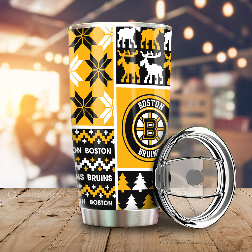 Boston Bruins Tumbler Cup Custom Ugly Style Car Accessories