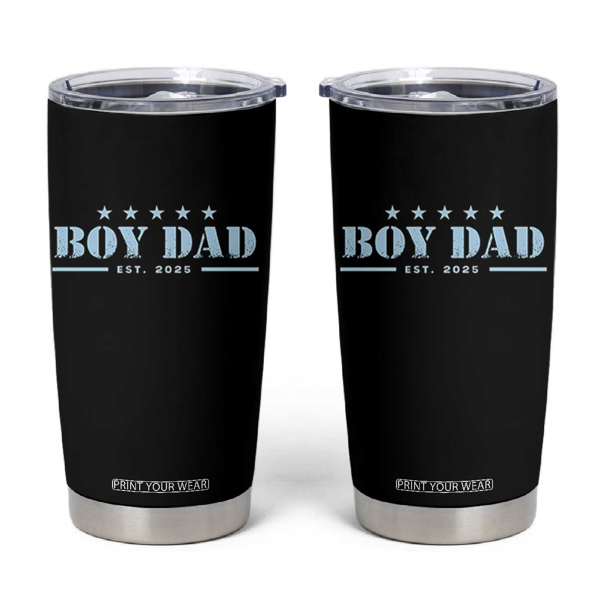 Boy Dad Est 2025 Tumbler Cup Expect Baby Boy Son Father 2025 TS10