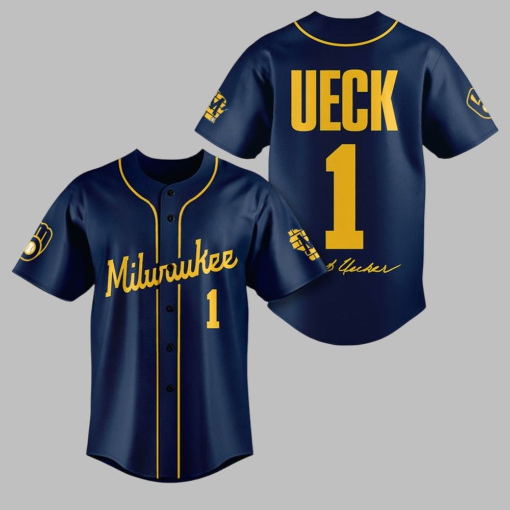 Brewers Bob Uecker Signature Baseball Jersey - Grishko.com