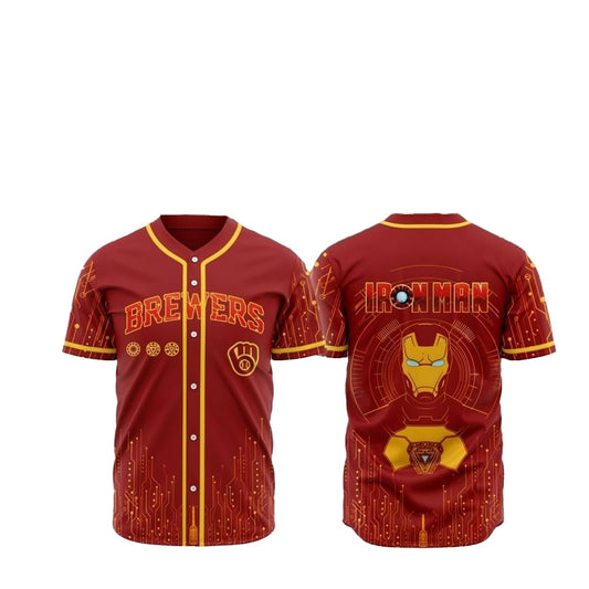 Brewers Iron Man Jersey 2025 - Grishko.com