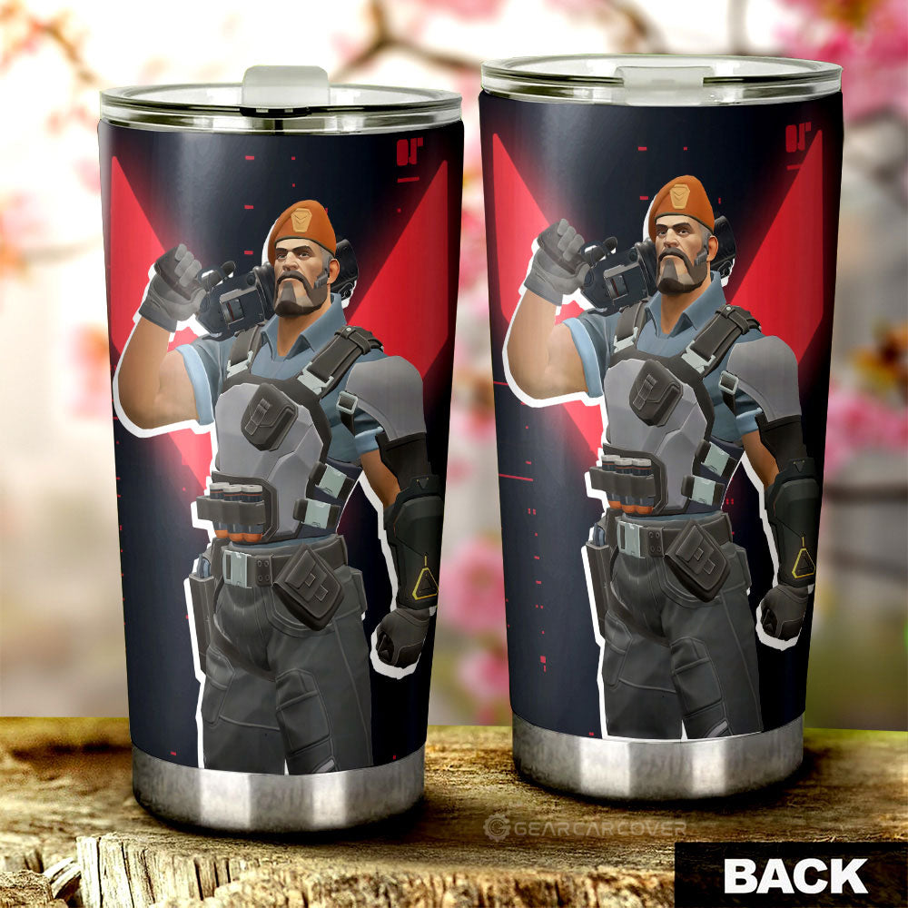 Brimstone Tumbler Cup Custom Valorant Agent