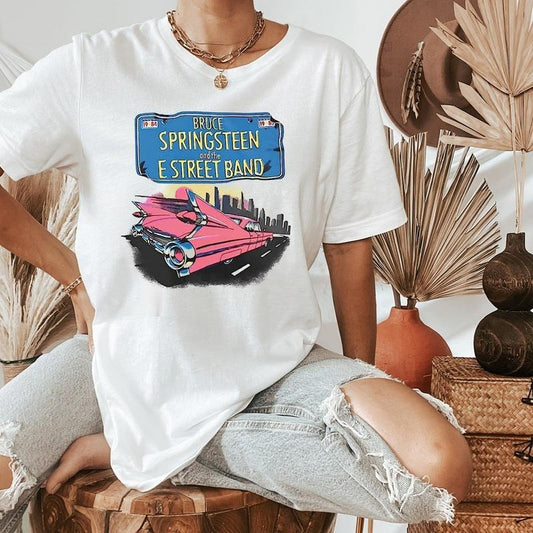 Bruce Springsteen T-Shirt, Vintage 1980s Bruce Springsteen Born in The USA Tour T-Shirt, Bruce Springsteen Merch, Bruce Springsteen