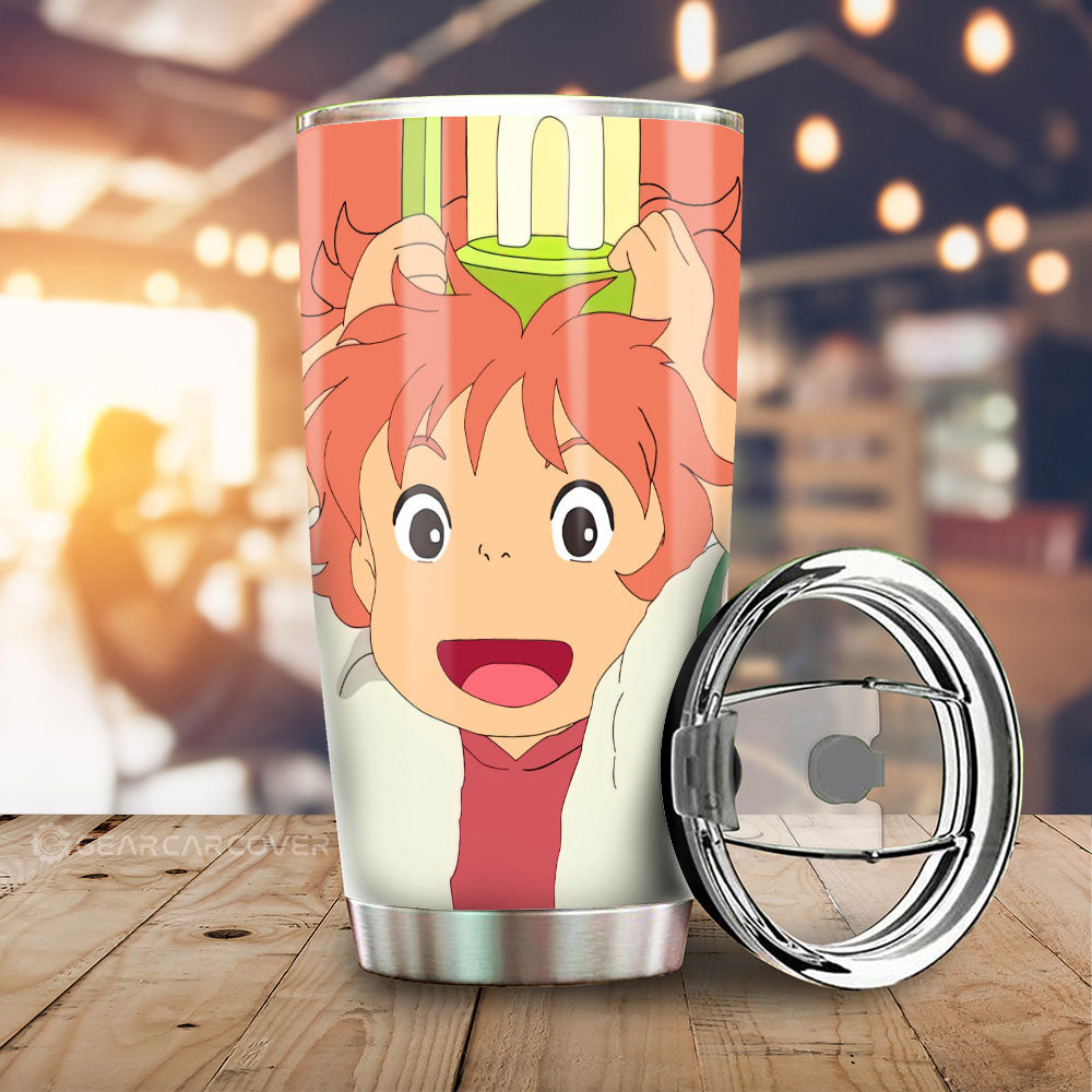Brunhilde Tumbler Cup Custom Ponyo On The Cliff Car Accessories
