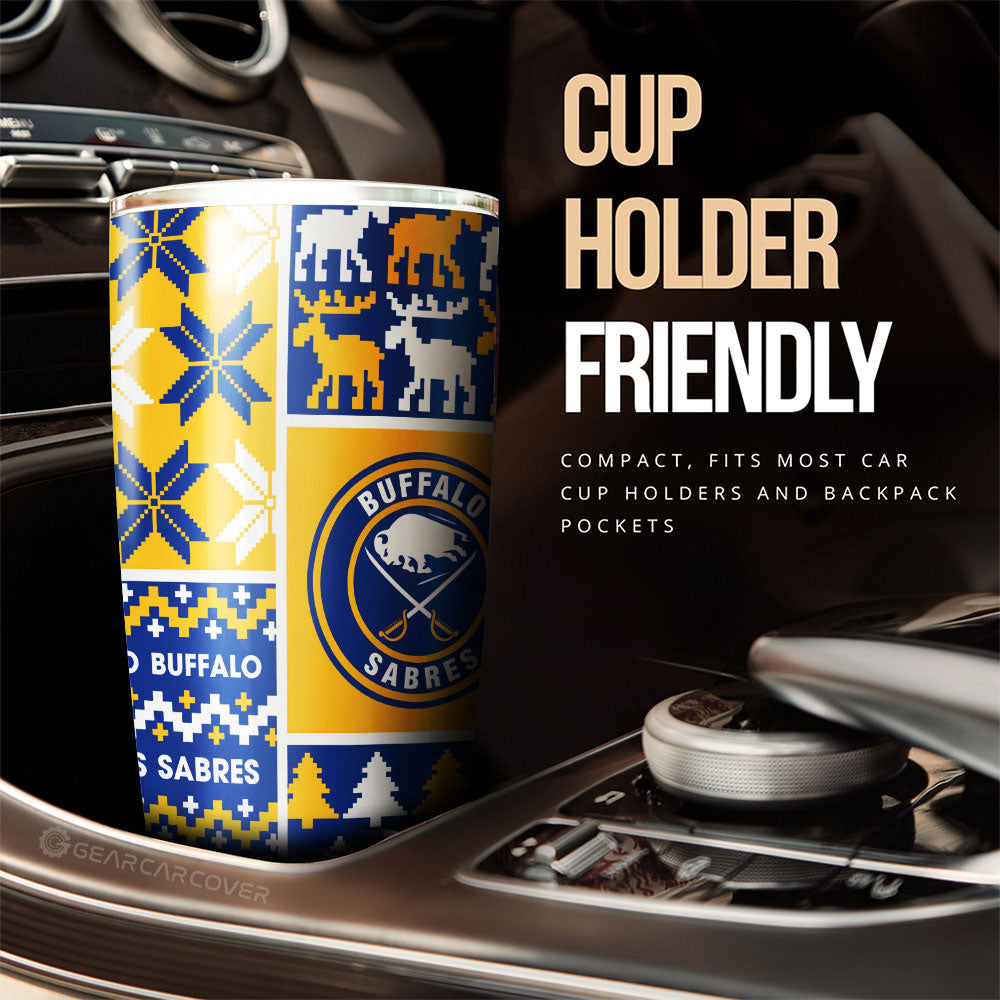 Buffalo Sabres Tumbler Cup Custom Ugly Style Car Accessories