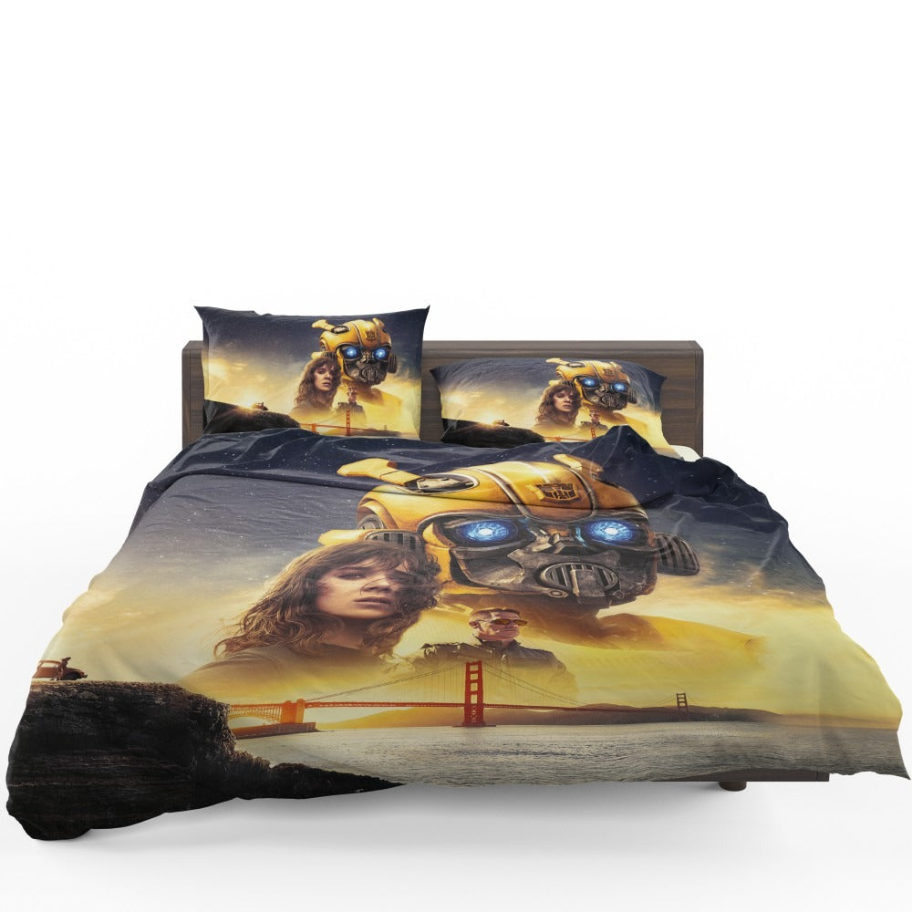Bumblebee Movie Transformers Hailee Steinfeld Sci-Fi Thriller Bedding Set