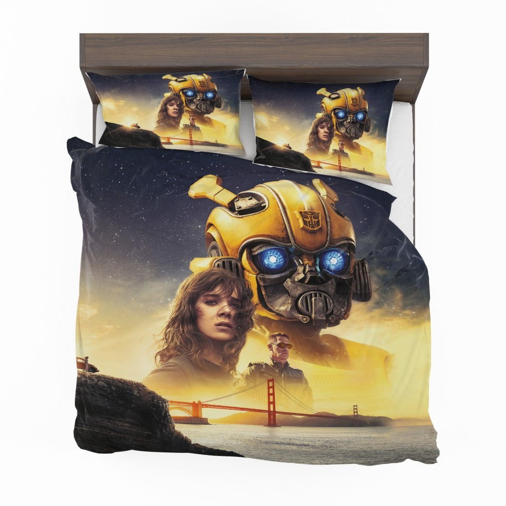 Bumblebee Movie Transformers Hailee Steinfeld Sci-Fi Thriller Bedding Set