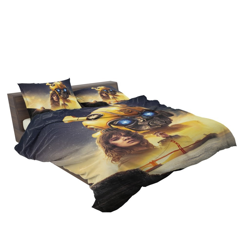 Bumblebee Movie Transformers Hailee Steinfeld Sci-Fi Thriller Bedding Set