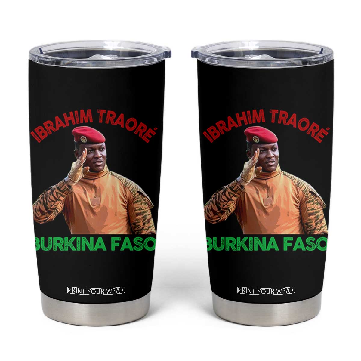 Burkina Faso Ibrahim Traoré Thomas Sankara Tumbler Cup TS10