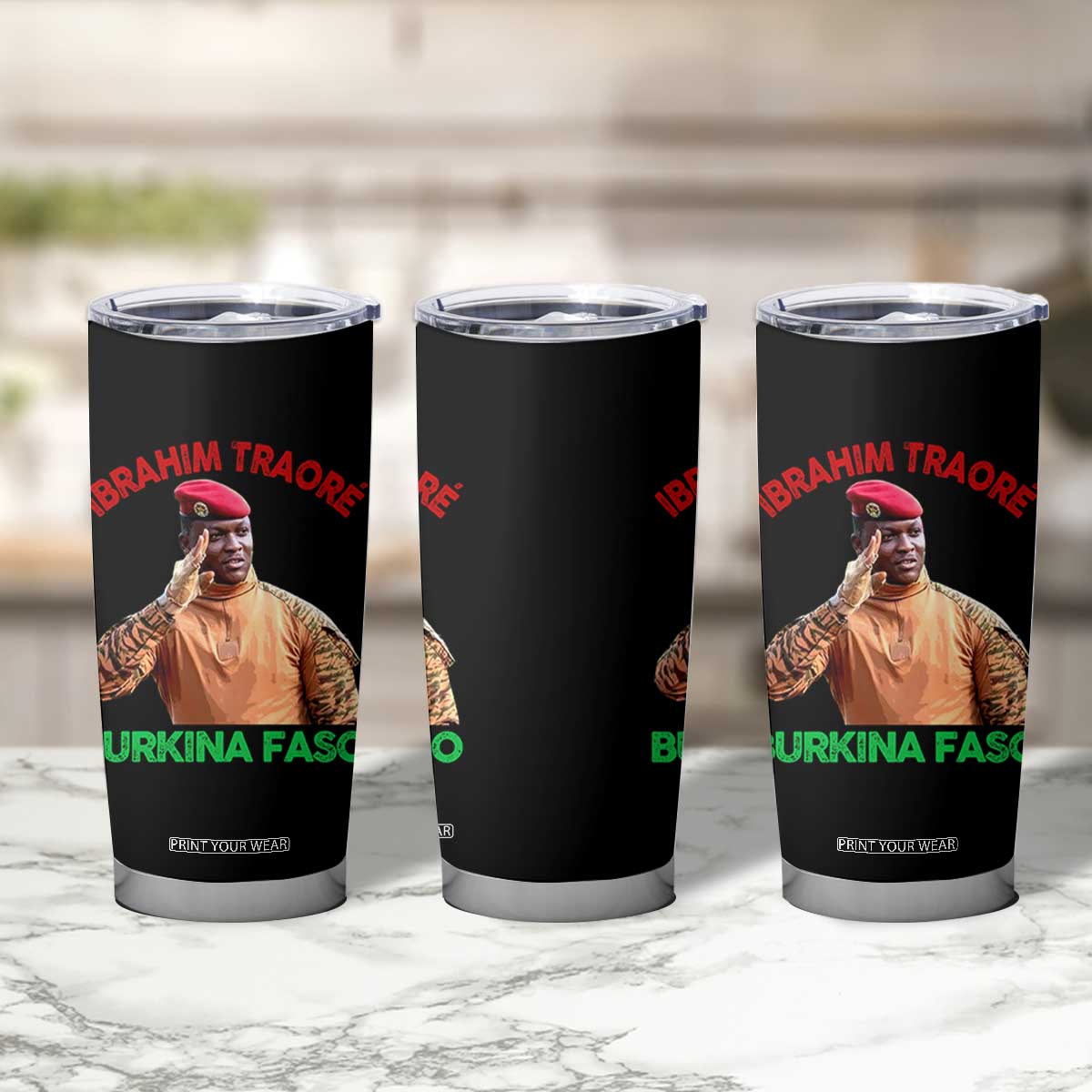 Burkina Faso Ibrahim Traoré Thomas Sankara Tumbler Cup TS10