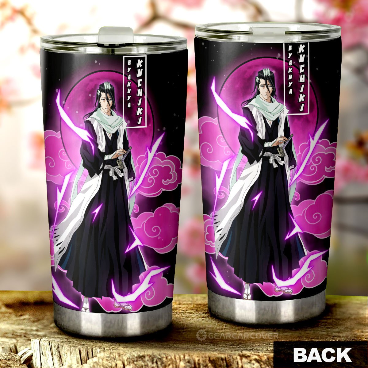 Byakuya Kuchiki Tumbler Cup Custom Bleach Anime Car Accessories