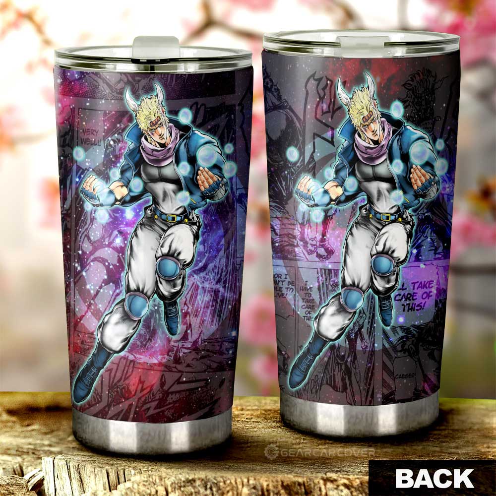Caesar Anthonio Zeppeli Tumbler Cup Custom Galaxy Manga JJBA