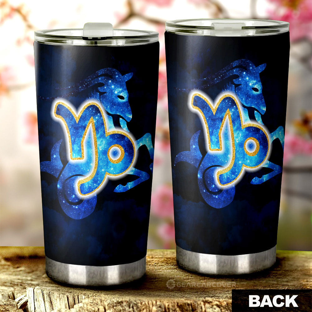 Capricorn Tumbler Cup Custom Name Zodiac Car Interior Accessories