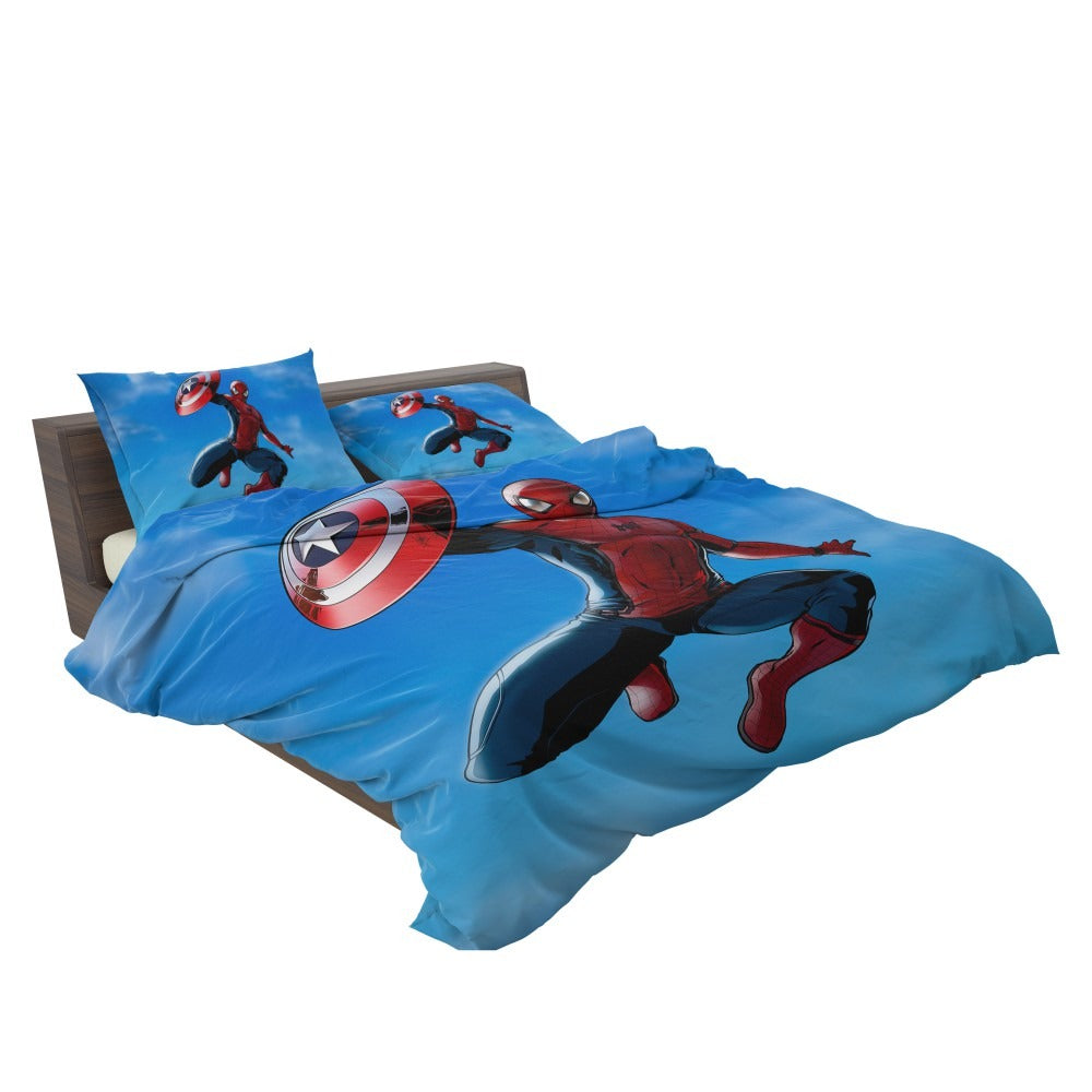 Captain America Civil War Movie Spider-Man Bedding Set