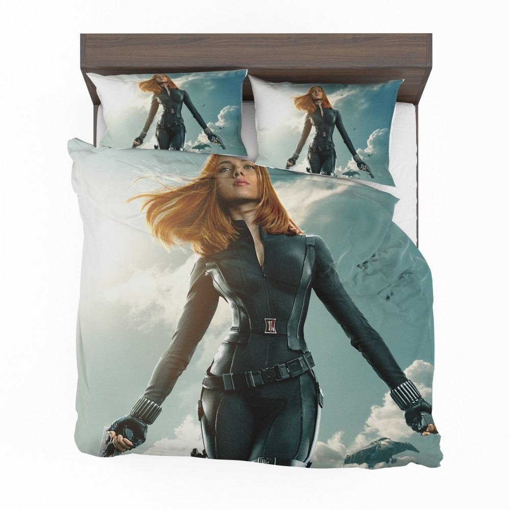 Captain America The Winter Soldier Movie Avengers Black Widow Scarlett Johansson Bedding Set