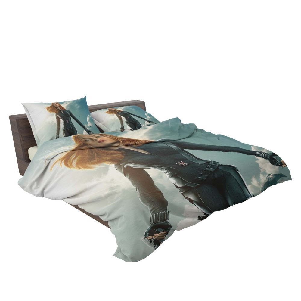Captain America The Winter Soldier Movie Avengers Black Widow Scarlett Johansson Bedding Set
